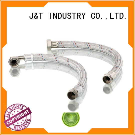 JT oil stainless flexible hose With Thread for home