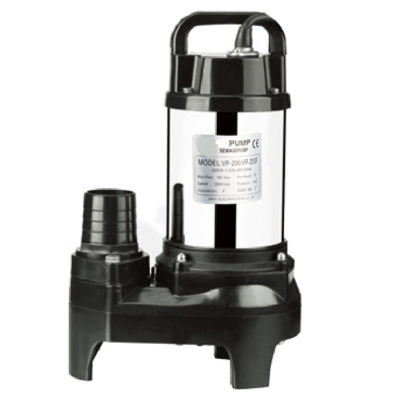 Seawater adapted Submersible pump for VP200