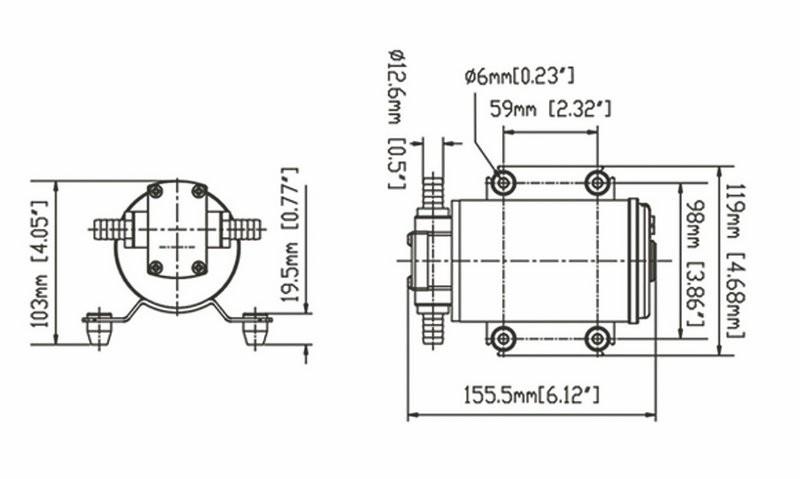 JT Latest shurflo 12 volt fresh water pump multi-function for sea-2