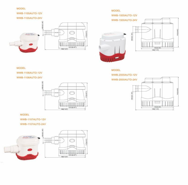 electronic best bilge pump wwb07101 for sale for garden-2