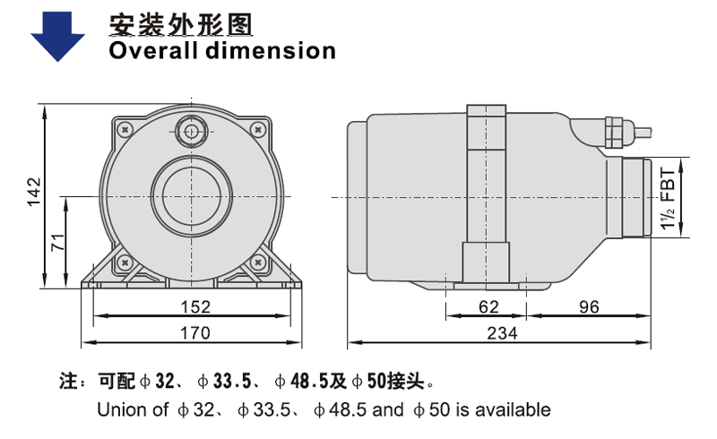 submersible spa circulation pump wtc50m China for swimming pools-2